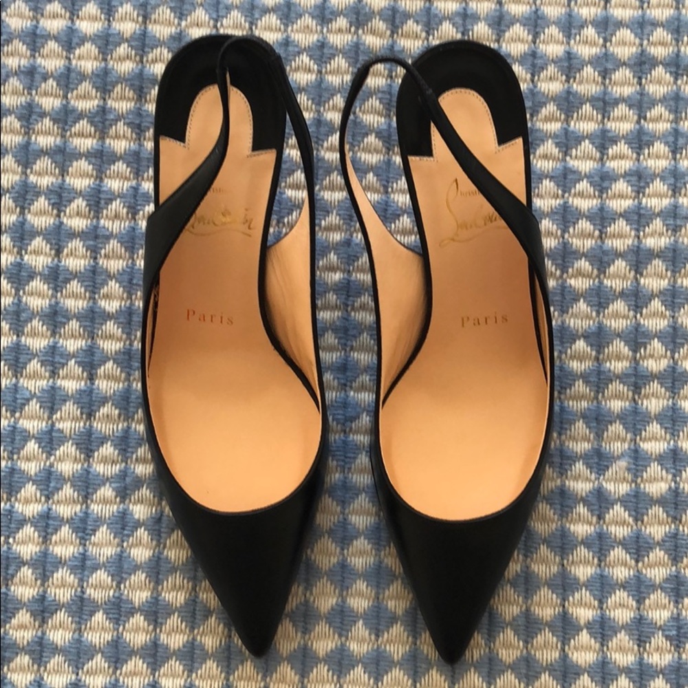 Christian Louboutin slingback heels